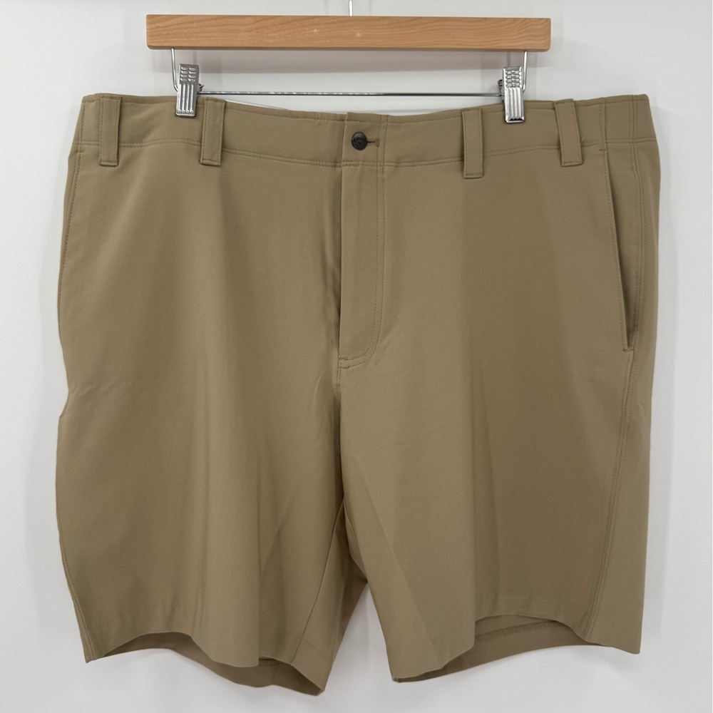 NWT Callaway Performance Golf Shorts Mens 40 Chinchilla Beige 9" Inseam